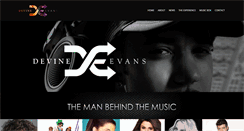 Desktop Screenshot of devineevans.com